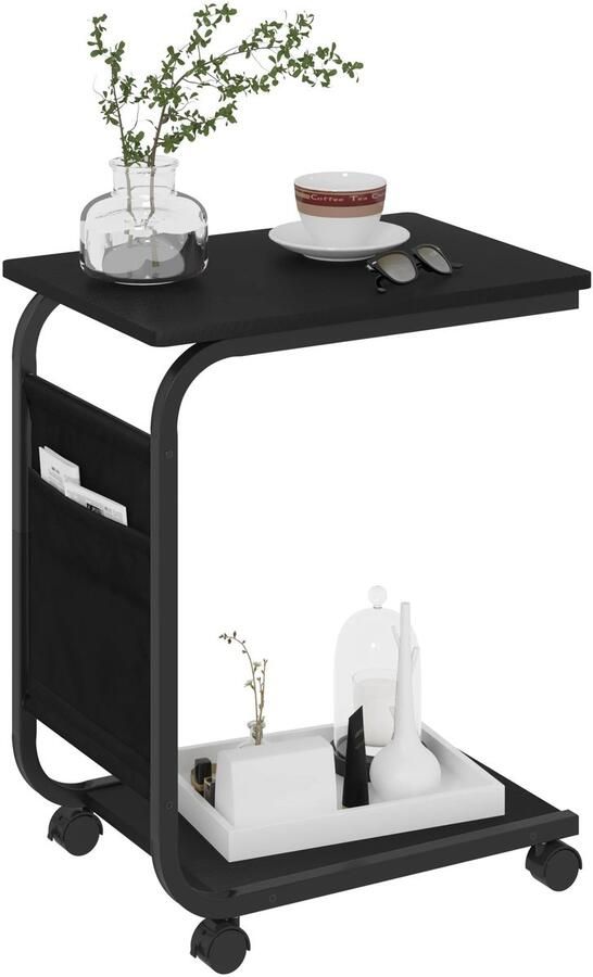 Woltu VidaLuxe Bijzettafel Bijzettafels Bijzettafeltjes Woonkamer Bijzettafel Bank Smalle Consoletafel Entree Tafel Tafeltje Side Table Sidetable