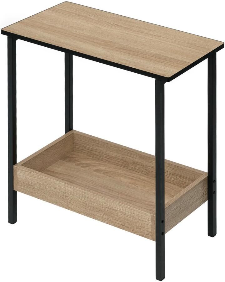 Woltu VidaLuxe Bijzettafel Bijzettafels Bijzettafeltjes Woonkamer Bijzettafel Bank Smalle Consoletafel Entree Tafel Tafeltje Side Table Sidetable