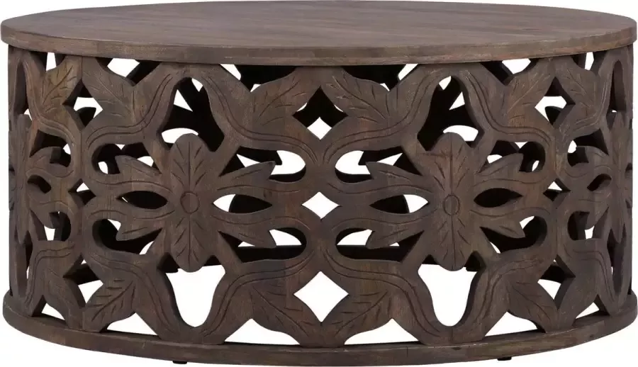 Womo-design Salontafel naturel Ø 100x45 cm mangohout