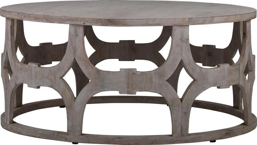 Womo-design Salontafel naturel Ø 100x45 cm mangohout