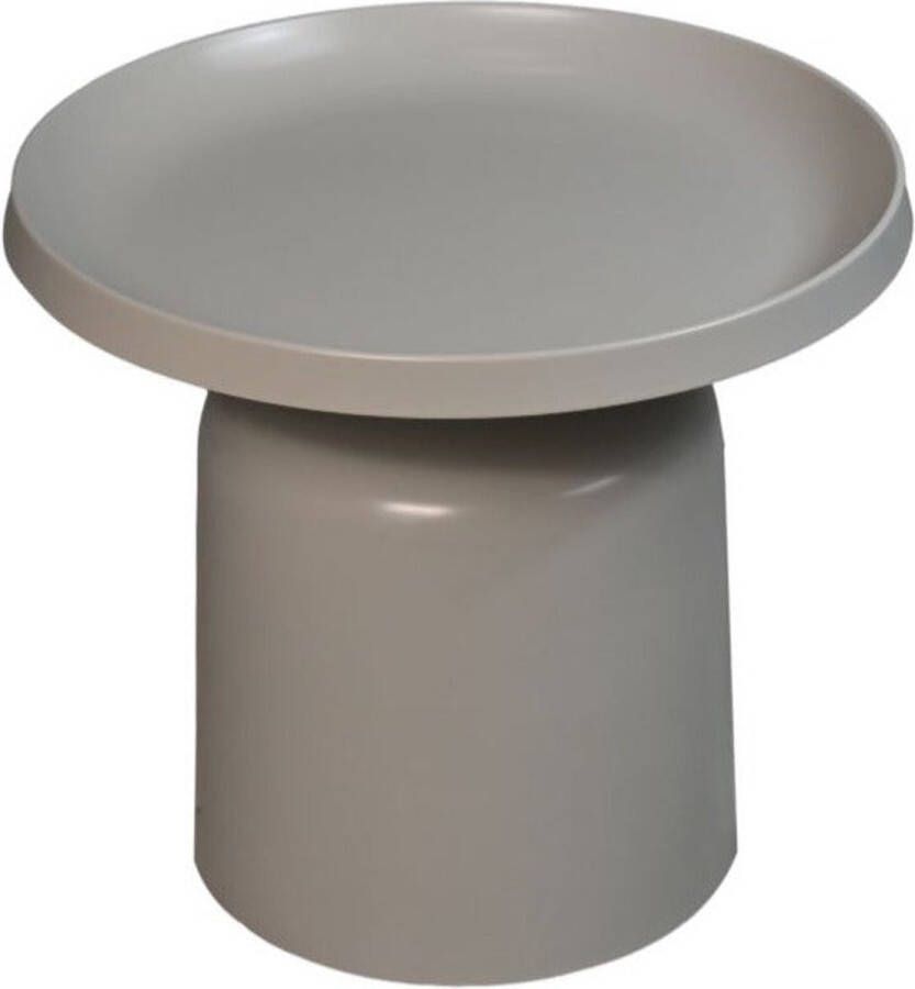 Wood Selection Bijzettafel Metaal Bijzettafeltje Woonkamer Tafeltje Woonkamertafeltje Salontafel Woonkamertafel Bedtafeltje rond Bijzet tafel Sidetable 50x50x42 s