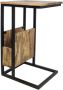 Wood Selections Bijzettafel 34x40x68 mangohout ijzer - Thumbnail 1