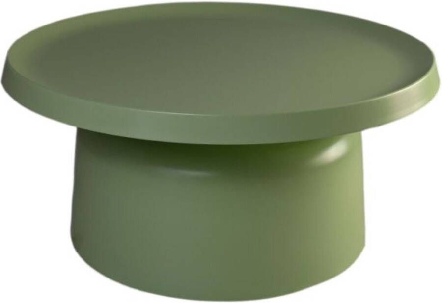 Wood Selections Bijzettafel Metaal Bijzettafeltje Woonkamer Tafeltje Woonkamertafeltje Salontafel Woonkamertafel Bijzet tafel Sidetable 75x75x35