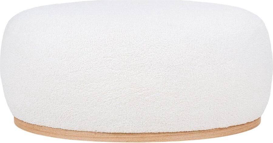 Wood Selections Anderson Manhattan Pouf Bouclé 54 5x88 5x36 cm poef hocker Kruk hockers en poefen fluwelen poef