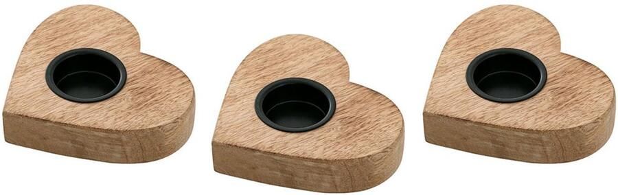 Wood Selections Bram Teelichthouder set natuurlijk hout 12x11cm Vitrinekast met glas vitrinekast industrieel vitrinekasten woonkamer