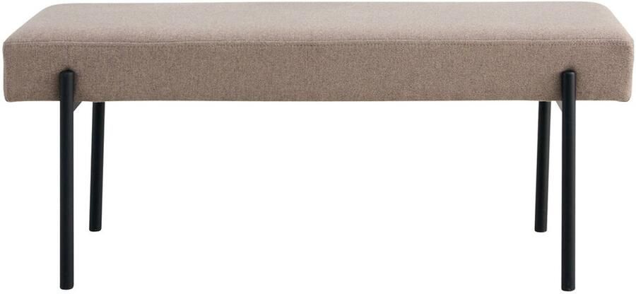 Wood Selections Garcia bank steen staal en hout 100x36x42 5 cm eetbank eetkamerbank zitbank buiten