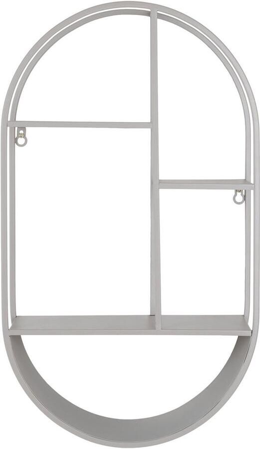 Wood Selections Janssen wandplank cool grey staal 35x15x60 cm wandrek industrieel muurdecoratie wandrek hout wandplanken wanddecoratie