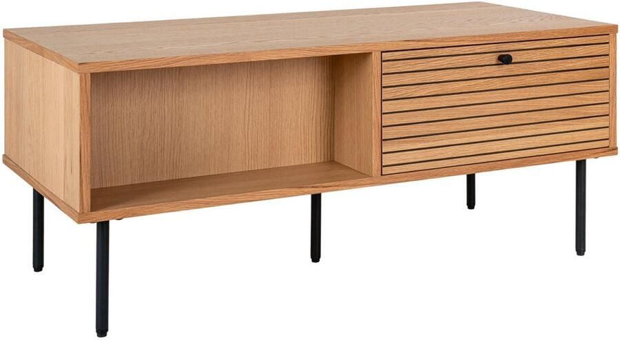 Wood Selections Olivia bank groen stof 200x90x85 cm sidetable haltafel wandtafel sidetable industrieel tafeltje