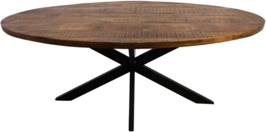 Wood Selections Eettafel Woonkamer Tafel Ovaal Keukentafel Eettafels Eetkamertafel Hout Woonkamertafel 180x100x76