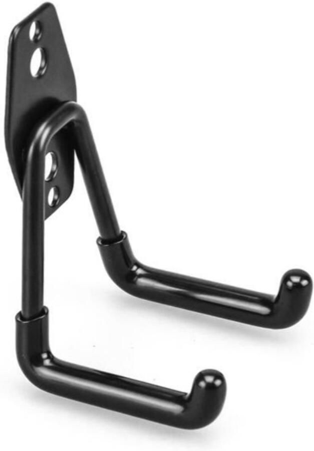 Wood Tools & Deco Dubbele wandhaak (zwart)