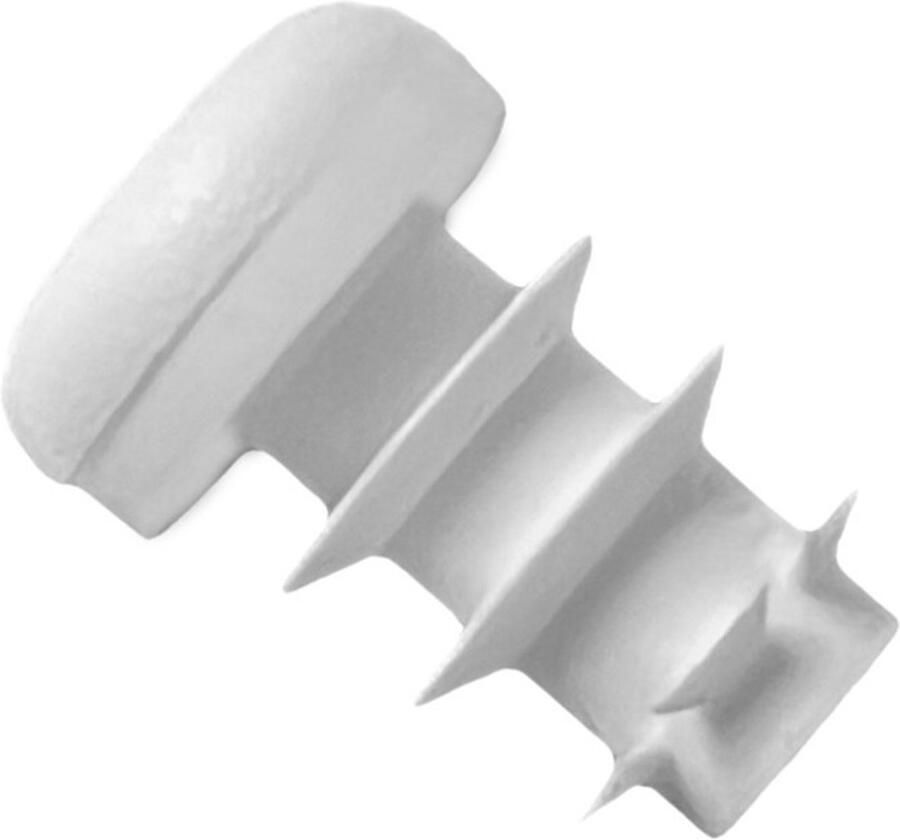 Wood Tools & Deco Set van 50 kunststof pluggen (rond 5-8 5-10 wit)