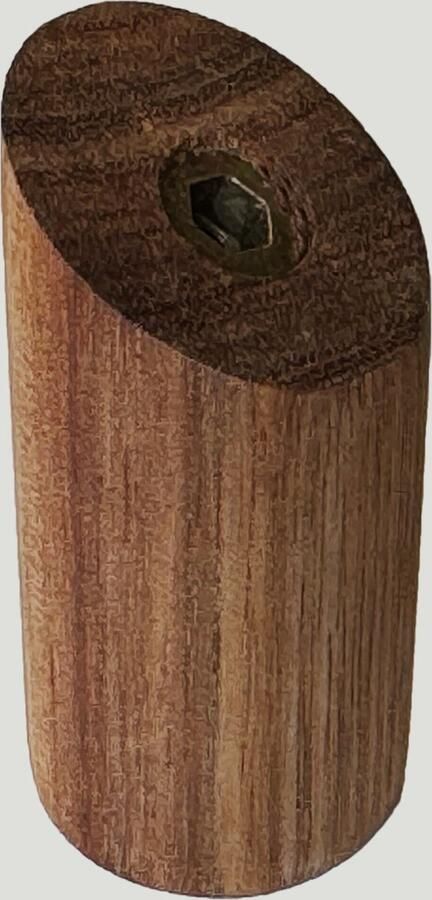 Wood Tools & Deco Set van 6 houten kledinghaken (kapstok) acacia