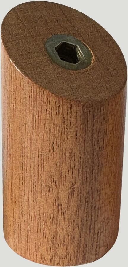 Wood Tools & Deco Set van 6 houten kledinghaken (kapstok) sapeli