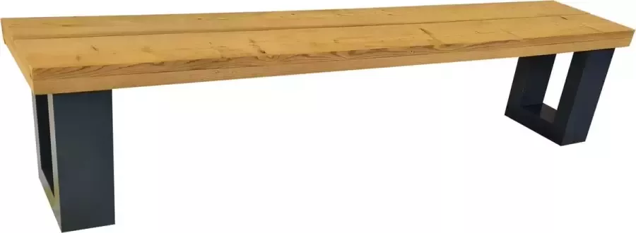 Wood4you Bankje New England Roasted wood 150Lx40Hx38D cm - Foto 1