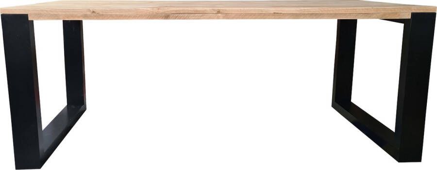 Wood4you Eettafel New Orleans steigerhout 180Lx78Hx90D cm zwart