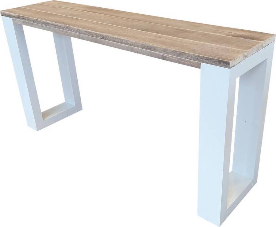 Wood4you Side table enkel New Orleans steigerhout 200Lx78HX38D 200cm - Foto 2