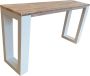 Wood4you Side table New Orleans steigerhout enkel 190Lx78HX38D cm wit - Thumbnail 2