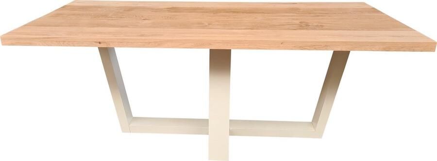 Wood4you Eettafel Florida Eikenhout 170Lx78Hx96D cm Eettafels