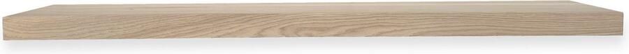 WOODBROTHERS Zwevende wandplank eiken met rechte rand 80 x 30 cm 40 mm Wandplank Wand plank Wandplank hout Wandplank zwevend Zwevende wandplank Wandplanken & -rekken Wandplank kinderkamer Boekenplank Boekenplanken Boekenplank kinderkamer