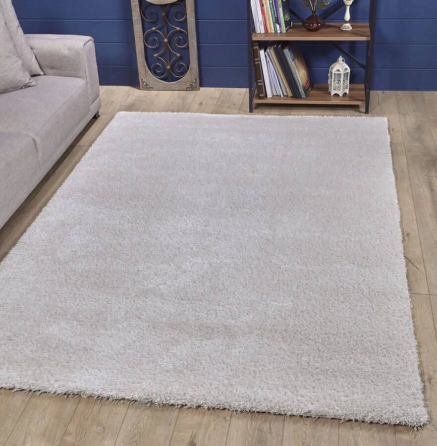 Woodman Carpet HEIDE Beige 140x200cm Hoogpolig vloerkleed