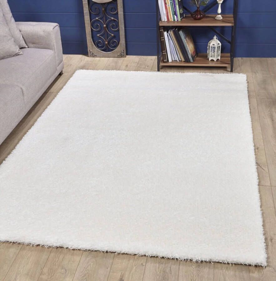 Woodman Carpet HEIDE Creme 140x200cm Hoogpolig vloerkleed