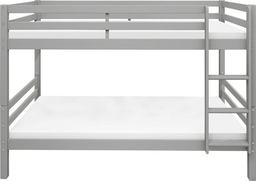 Woodworld Stapelbed Demie 90 x 200 cm grijs