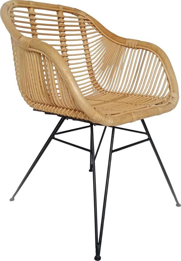 Wooners Stoel Rotan Eetkamerstoel Naturel