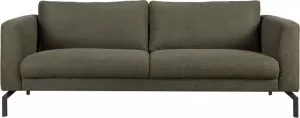 Woonexpress 3 Zitsbank Spengen Groen Stof Forest 84x216x93cm (hxbxd) Geen Hoek