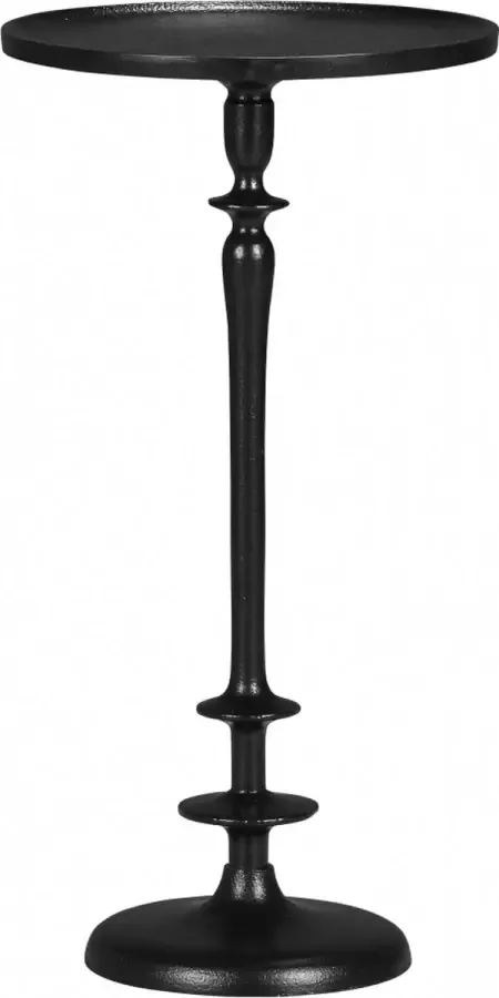 Woonexpress Bijzettafel Hedel Zwart Metaal Mat Zwart 58x31x31cm (hxbxd)