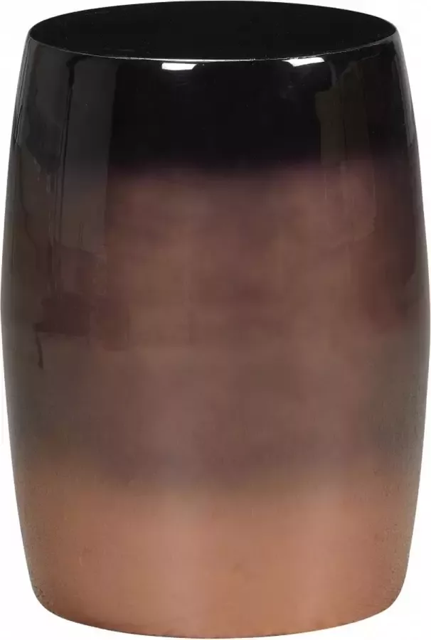 Woonexpress Bijzettafel Livo Koper Metaal Blauw Koper 41x31x31cm (hxbxd)