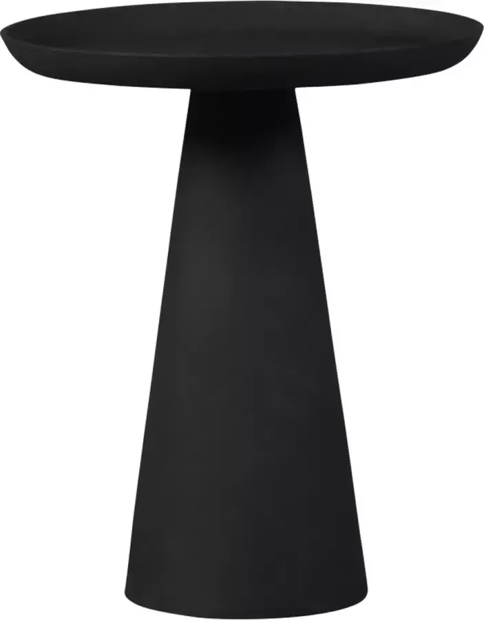 Woonexpress Bijzettafel Noci Zwart Metaal Zwart 48x40x40cm (HxBxD)