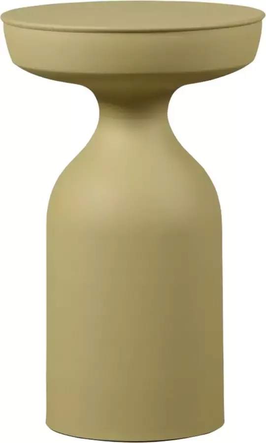 Woonexpress Bijzettafel Rorra Geel Metaal Groen 50x33x30cm (hxbxd)