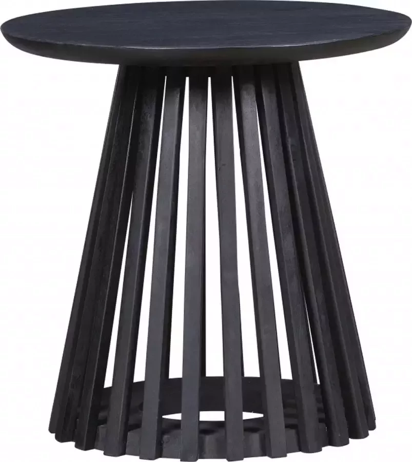Woonexpress Bijzettafel Sprang Zwart Hout Zwart 50x50x50cm (HxBxD)