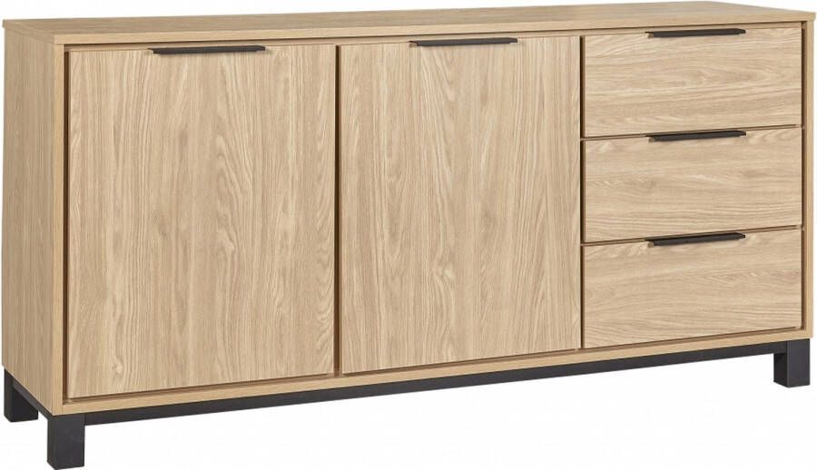Woonexpress Dressoir Hasselt MDF Naturel 169 x 85 x 45 cm (BxHxD)