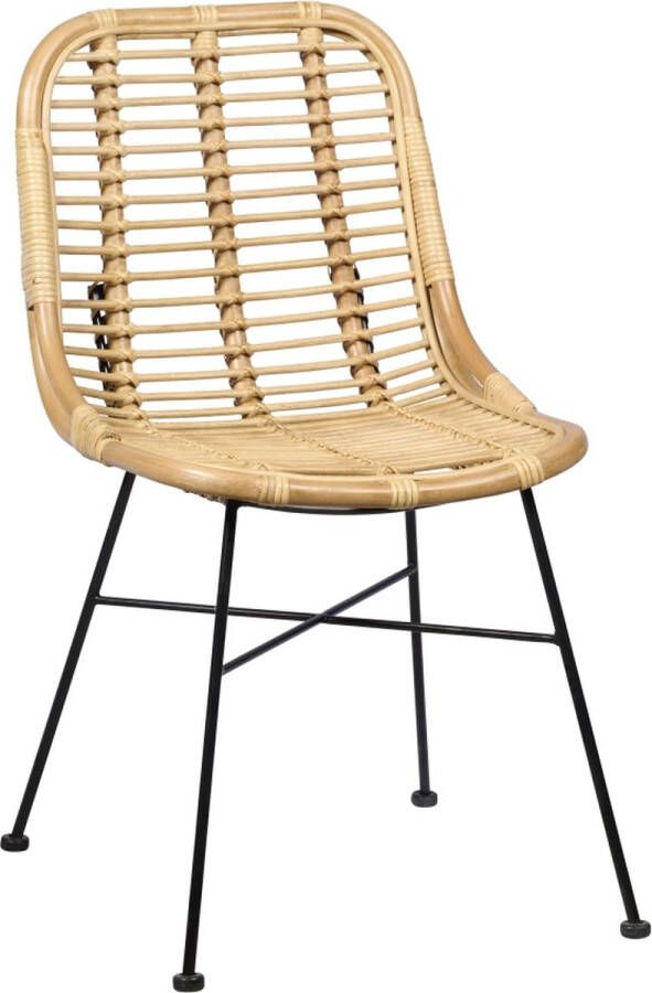 Woonexpress Eetkamerstoel Avoca Rotan Naturel 45 x 84 x 56 cm (BxHxD) - Foto 1