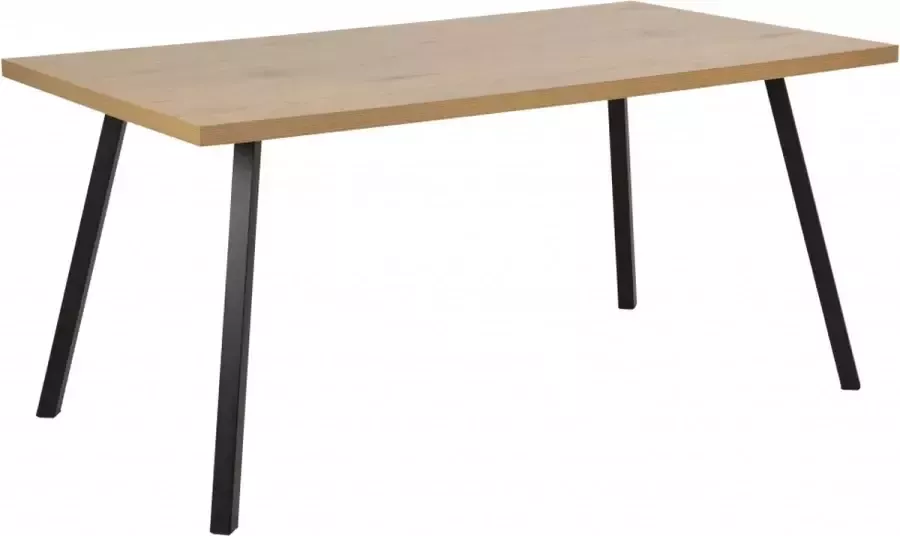 Woonexpress Eettafel 160x90 Egmond Naturel Houtlook Naturel 75x160x90cm (HxBxD)