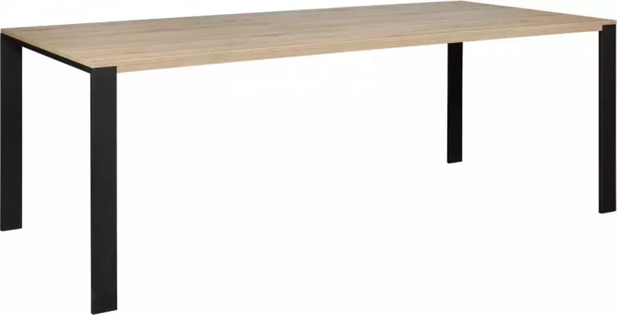 Woonexpress Eettafel 190x90 Haarlem Bruin Houtlook Bruin 76x190x90cm (HxBxD)