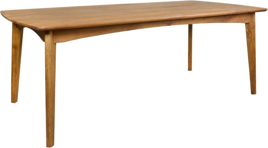 Woonexpress Eettafel 220x105 Lerma Mangohout Bruin 220 x 77 x 105 cm (BxHxD)