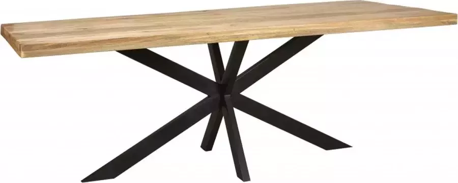 Woonexpress Eettafel 240x100 Bemmel Naturel Hout Naturel 78x240x100cm (HxBxD)