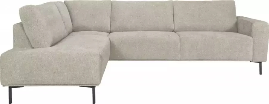 Woonexpress Hoekbank Deventer Naturel Textiel Naturel 86x275x205cm (HxBxD) Links - Foto 3
