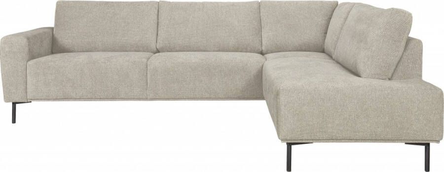 Woonexpress Hoekbank Deventer Naturel Textiel Naturel 86x275x205cm (HxBxD) Links - Foto 2
