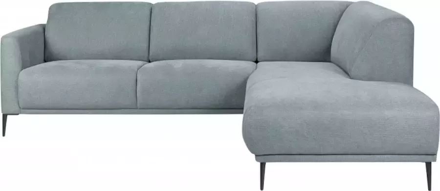 Woonexpress Hoekbank Putten Blauw Stof 158 Niagara 80x254x214cm (hxbxd) Rechts - Foto 2