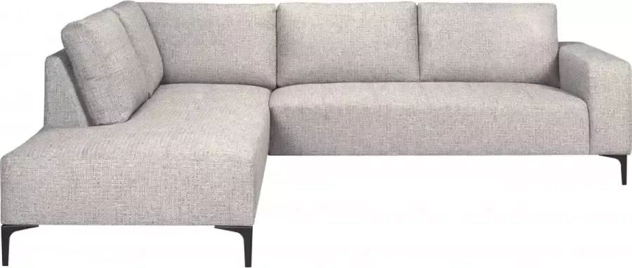 Woonexpress Hoekbank Stegen Grijs Textiel Grijs 83x265x212cm (HxBxD) Rechts