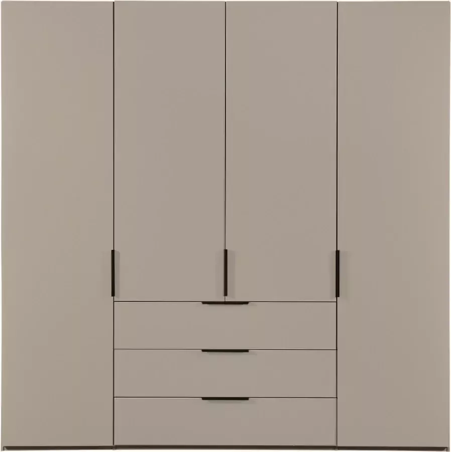 Woonexpress Kledingkast Brielle Meubelplaat Naturel 240 x 240 x 62 cm (BxHxD)