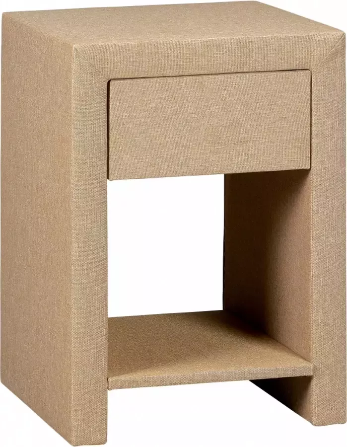 Woonexpress Nachtkastje Kralingen Naturel Stof Lars Kleur Cinnamon 61x45x41cm (hxbxd)
