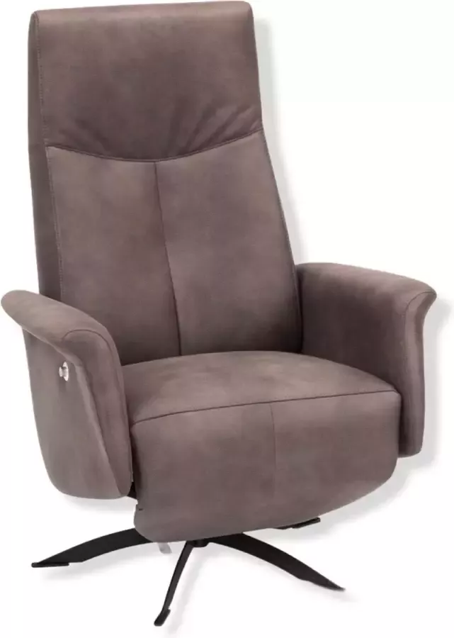 Woonexpress Relaxfauteuil Dirksland Grijs Stof Grijs 109x74x75cm (hxbxd)