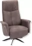 Woonexpress Relaxfauteuil Dirksland Grijs Stof Grijs 109x74x75cm (hxbxd) - Thumbnail 2