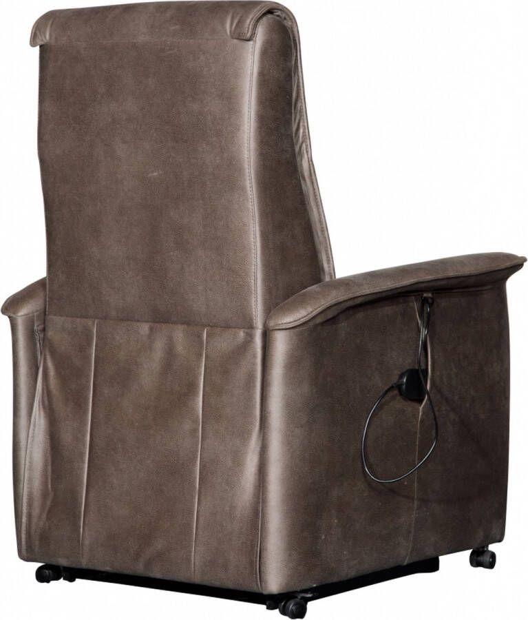 Woonexpress Relaxfauteuil Patrik Stof Bruin 79 x 108 x 85 cm (BxHxD)