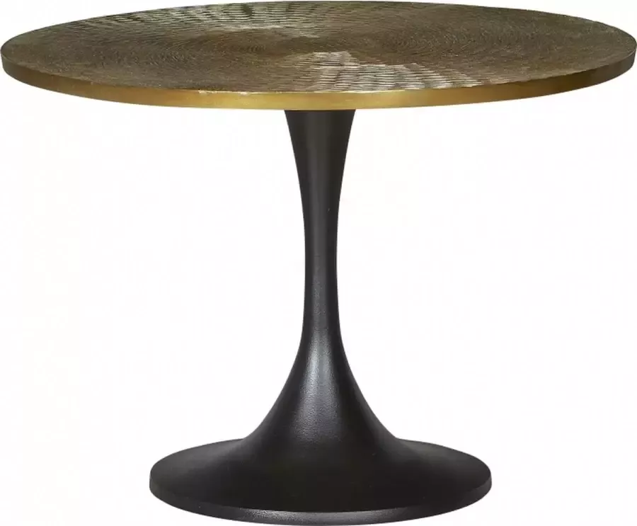 Woonexpress Salontafel Monaco Metaal Goud Salontafel Rond 61x41x61 cm (BxHxD)