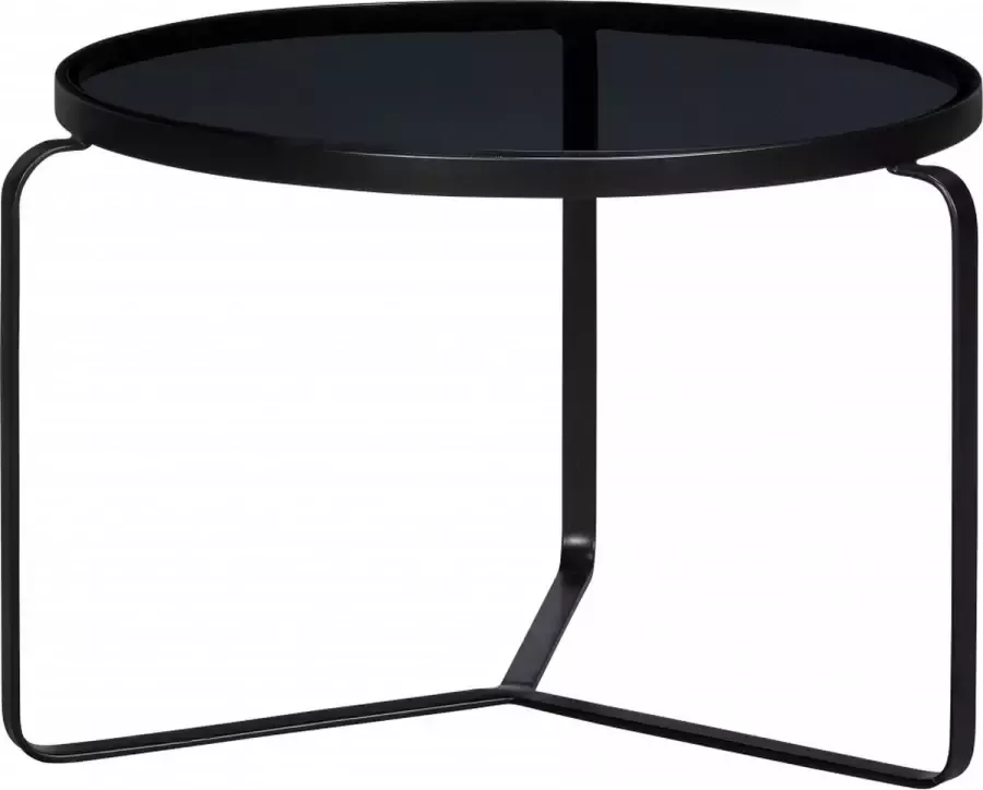 Woonexpress Salontafel Reedijk Zwart Glas Zwart 40x60x60cm (HxBxD) - Foto 1